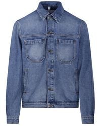 Off-White c/o Virgil Abloh - Half Arrow Skate Denim Jacket - Lyst
