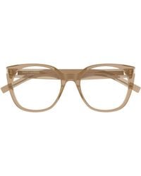 Saint Laurent - Eyewear Square Frame Glasses - Lyst