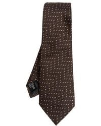 Giorgio Armani - Geometric Pattern Tie - Lyst