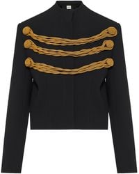 KHAITE - York Cord-Embroidered Casual Jacket - Lyst