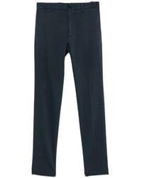 Incotex - Pressed-Crease Straight-Leg Trousers - Lyst