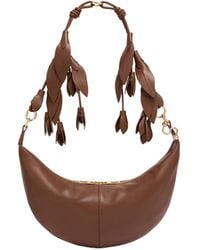 Sportmax - Tassel-Detail Leather Shoulder Bag - Lyst