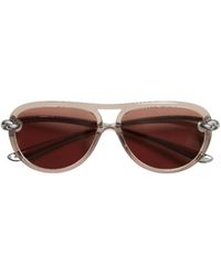 Bottega Veneta - Knot Aviator Sunglasses - Lyst