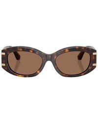 Dolce & Gabbana - Eyewear Oval Frame Sunglasses - Lyst