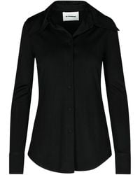 Jil Sander - Buttoned Poplin Shirt - Lyst