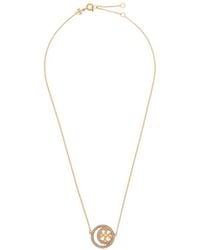 Tory Burch - Miller Double Ring Pendant Necklace - Lyst