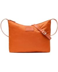 MM6 by Maison Margiela - Logo Patch Zipped Messenger Bag - Lyst