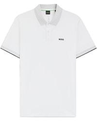 BOSS - Short-Sleeved Polo Shirt - Lyst