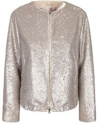 Herno - Resort Sequin-Embellished Bomber Jacket - Lyst