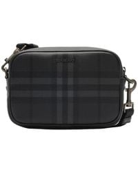 Burberry - Mini City Check Crossbody Bag - Lyst
