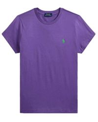 Polo Ralph Lauren - Logo Embroidered Crewneck T-Shirt - Lyst
