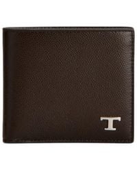 Tod's - Pebbled Leather Wallet - Lyst