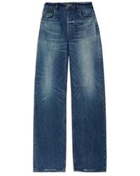 McQueen - Cotton Washed Jeans - Lyst