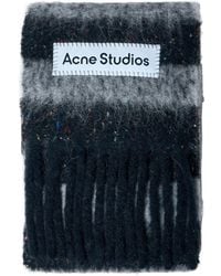 Acne Studios - Stripe Pattern Scarf - Lyst