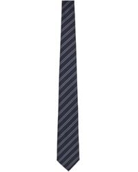 Emporio Armani - Diagonal-Stripe Pointed Tie - Lyst