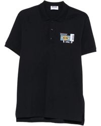 Moschino - Logo-Patch Polo Shirt - Lyst