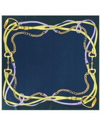 Gucci - Printed Gg Silk Jacquard Carré - Lyst