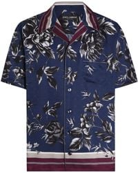 Dolce & Gabbana - Peony-Printed Hawaii Twill Shirt - Lyst