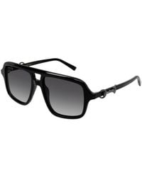 Gucci - Eyewear Navigator Frame Sunglasses - Lyst