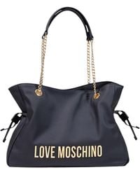 Moschino - Dual-Handle Shoulder Bag - Lyst