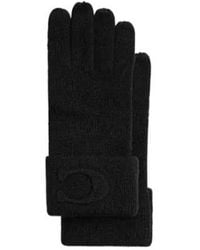 COACH - Signature Embossed Knit Gloves - Lyst