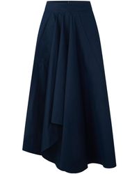 Givenchy - Solid Color Midi Skirt - Lyst