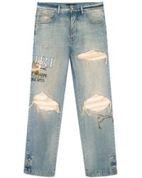 Amiri - Distressed Jeans - Lyst