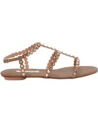 Aquazzura - Embellished Round-Toe Sandals - Lyst