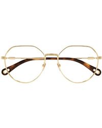 Chloé - Chloé Eyewear Geometric-Frame Glasses - Lyst