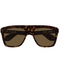 Gucci - Eyewear Square Frame Sunglasses - Lyst
