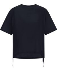 Herno - Drawstring-Hem T-Shirt - Lyst