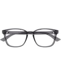 McQueen - Eyewear Square Frame Glasses - Lyst