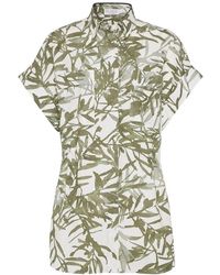 Brunello Cucinelli - Cotton Poplin Herbarium Shirt - Lyst