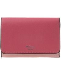 Mulberry - Logo-Print Leather Wallet - Lyst