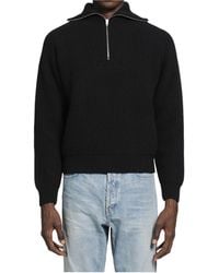 Jil Sander - Half-Zipped Knitted Jumper - Lyst
