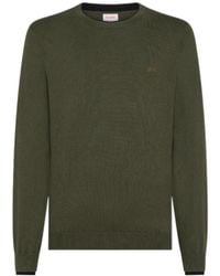 Sun 68 - Logo Embroidered Crewneck Knitted Jumper - Lyst