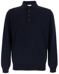 Kangra Cashmere - Long-Sleeve Polo-Collar Sweater - Lyst