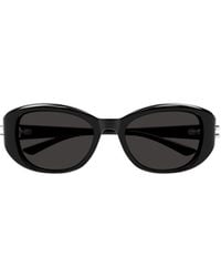 McQueen - Eyewear Oval Frame Sunglasses - Lyst