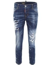 DSquared² - Imitation Nine-Cent Cotton Jeans - Lyst
