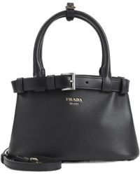 Prada - Belted Mini Shoulder Bag - Lyst