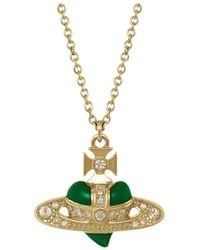 Vivienne Westwood Claretta Small Orb Pendant in Metallic | Lyst