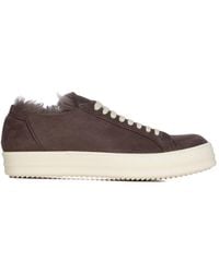 Rick Owens - Minimal Vintage Lace-Up Sneakers - Lyst