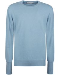 Ballantyne - Plain Stitch Sweater - Lyst