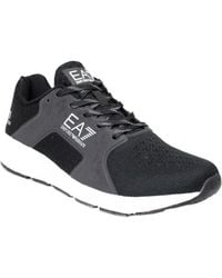 EA7 - Logo Details Casual Sports Shoes - Lyst