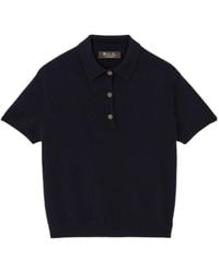 Loro Piana - Short-Sleeved Knitted Polo Shirt - Lyst