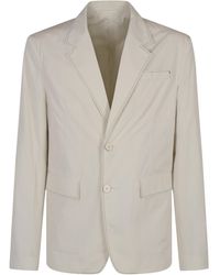 Prada - Single-Breasted Cotton Jacket - Lyst