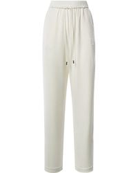 Max Mara - Logo Drawstring Pants - Lyst