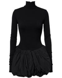 Magda Butrym - Paneled Wool-Blend Minidress - Lyst