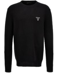 Prada - Long-Sleeved Cashmere Sweater - Lyst