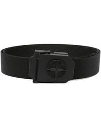 Stone Island - Logo Buckle Belt - Lyst